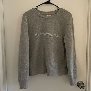 “Be Courageous” sweater from Target size Medium